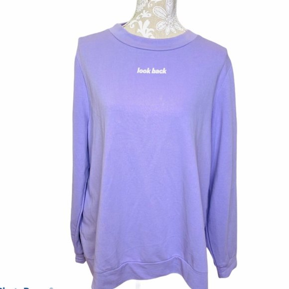 Zara Open Back Sweater Sz MEDIUM Lavender 1431 - Picture 2 of 8